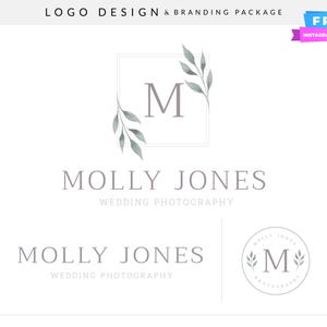 Soft Modern Logo for Wellness Studios, Skincare Brands, Baby Boutiques, Lifestyle Bloggers, Fitness Coaches, Healing Businesses