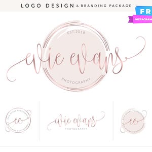 Modernes Serif Logo Design: Elegantes vorgefertigtes Branding Kit für Mode, Hautpflege