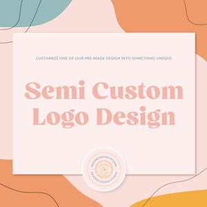 DISEÑO DE LOGOTIPO SEMICUSTOM - Marca empresarial, diseño de logotipo personalizado profesional