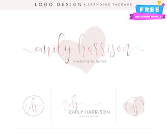Elegant Serif Logo Design: Modern Branding Kit for Coaches & Stylists
