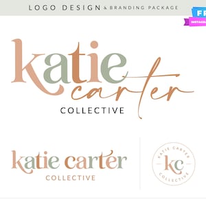 Logotipo de tipografia colorida para criador digital, blogueiro, estúdio criativo ou marca online, design moderno pré-fabricado com letras ousadas e descoladas