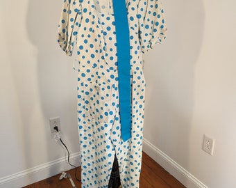 Polka Dot Jumpsuit 70er Vintage - New Old Stock