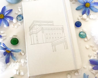 Laie HI Temple Journal, lds journal, missionary journal, young women journal, lds baptism gift, lds wedding gift