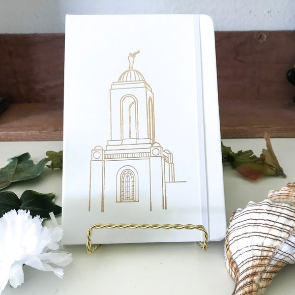 Newport Beach, CA Temple Journal, mission journal, lds baptism gift, scripture journal, lds journal, young women journal