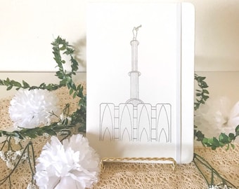 Provo, UT LDS Temple Journal, lds baptism gift, LDS study journal, scripture journal, mission journal, young women journal