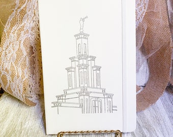 Columbia River WA Temple Journal, lds journal, missionary journal, young women journal, lds baptism gift, lds wedding gift