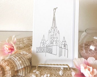 San Diego, CA LDS Temple Journal, lds baptism gift, LDS study journal, scripture journal, mission journal, young women journal