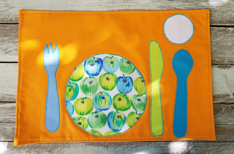 Montessori Placemat for Kids, Montessori Practical Life, Teaching Placemat, Childrens Place Mat