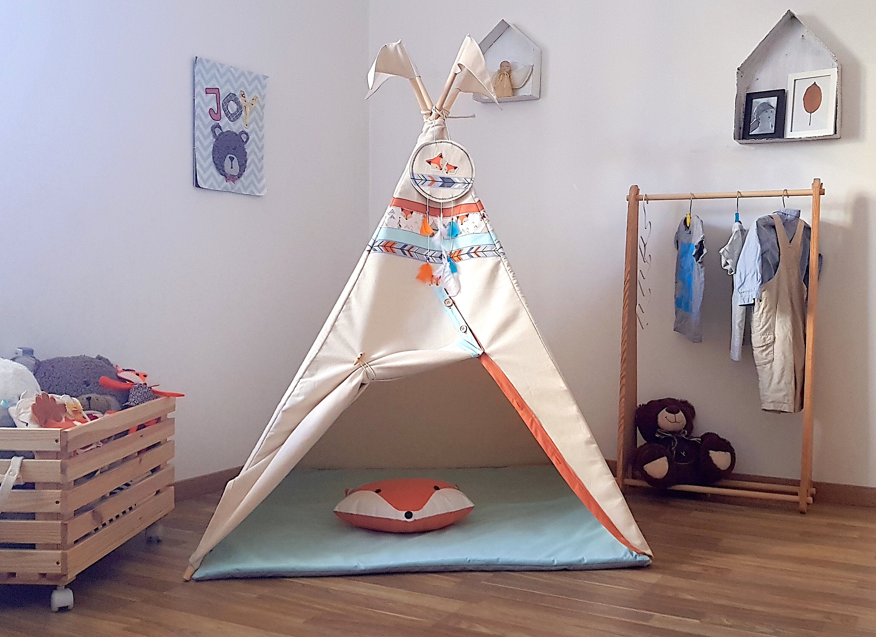 Teepee Tent For Kids Teepee Childrens Teepee Kids Tent Tipi Kids Teepee Teepee Tent Teepee Tent Kids Wigwam Play Tent Teepee Kids