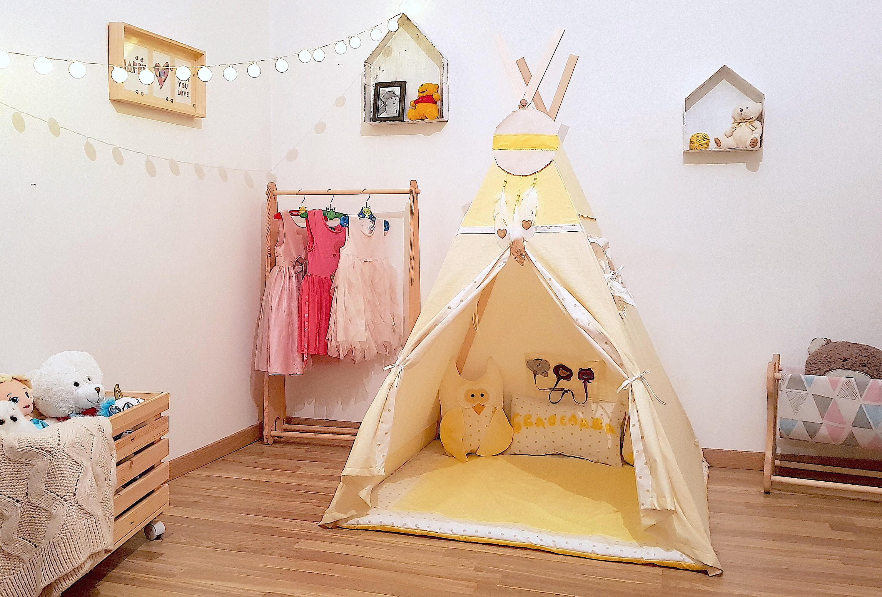 Tent Eovin Kids Teepee Children S Teepee Kids Tent Tipi Kids Teepee Teepee Tent Teepee Tent Kids Wigwam Play Tent Teepee Kids