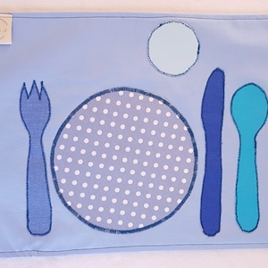 Montessori Tischset für Kinder, Montessori Praktisches Leben, Lehr-Tischset, Kinder-Tischset