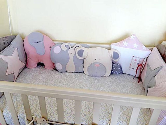 cot bumper all way round
