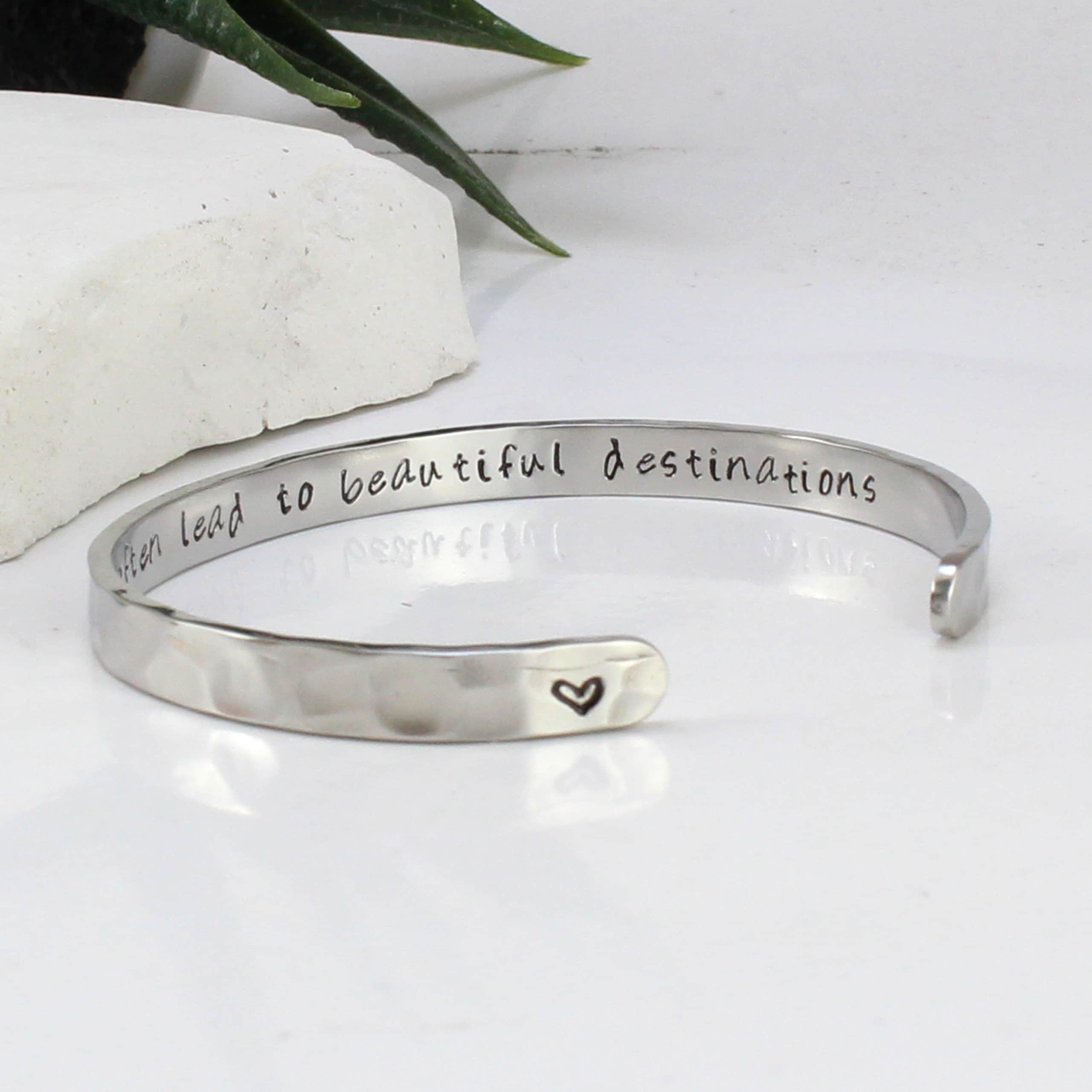 QTQTLP Nipote Bracciali Regali di ispirazione per nipote Gioielli