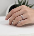 Personalized Initial Ring: 18K Gold Plated Stainless Steel Stackable Band