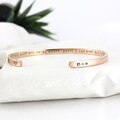 Memorial Cuff Bracelet: Personalized Sympathy Gift, Loss of Mom/ Dad/ Other product logo