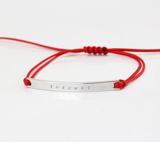 Bracciale Personalizzato Con Incisione - Regala Nomi O Frasi Speciali Su Gioiello Ottone - Idea Regalo Unica E Sentimentale