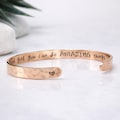 Bracelet Gift for Teenage Girls - Custom Engraved Cuff, Gifts for Teen Girls, Personalized Bangle for Teenage Girl, Confirmation Presents product logo