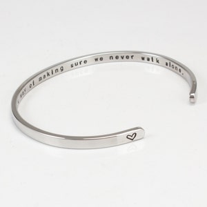 Schwester Geschenk Armband, personalisiert, Schwester Geburtstag Geschenk Ideen, Schmuck Geschenke für Schwester von Schwester, aus Edelstahl Bild 1