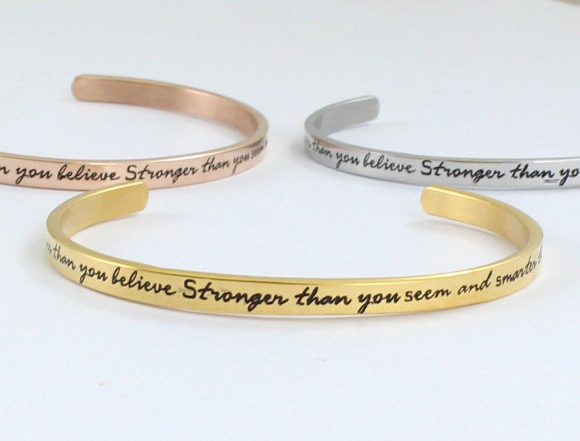 You 're Braver That You Believe Stronger That You Seem | Etsy