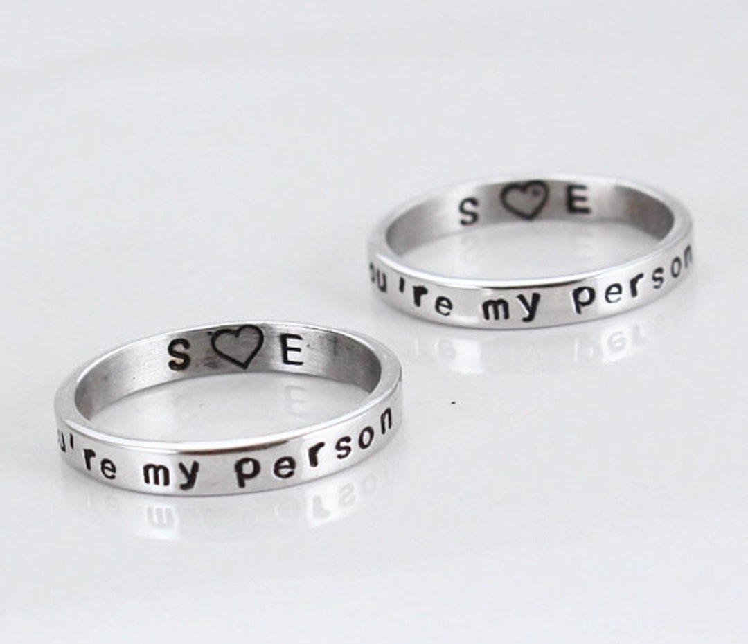 Customizable Promise Rings Personalized Couple Rings: Stainless Steel Promise Rings, Custom ...