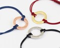 Personalized Cord Bracelet: Custom Engraved Coin, 18K Gold/Silver/Rose Gold Plated product logo