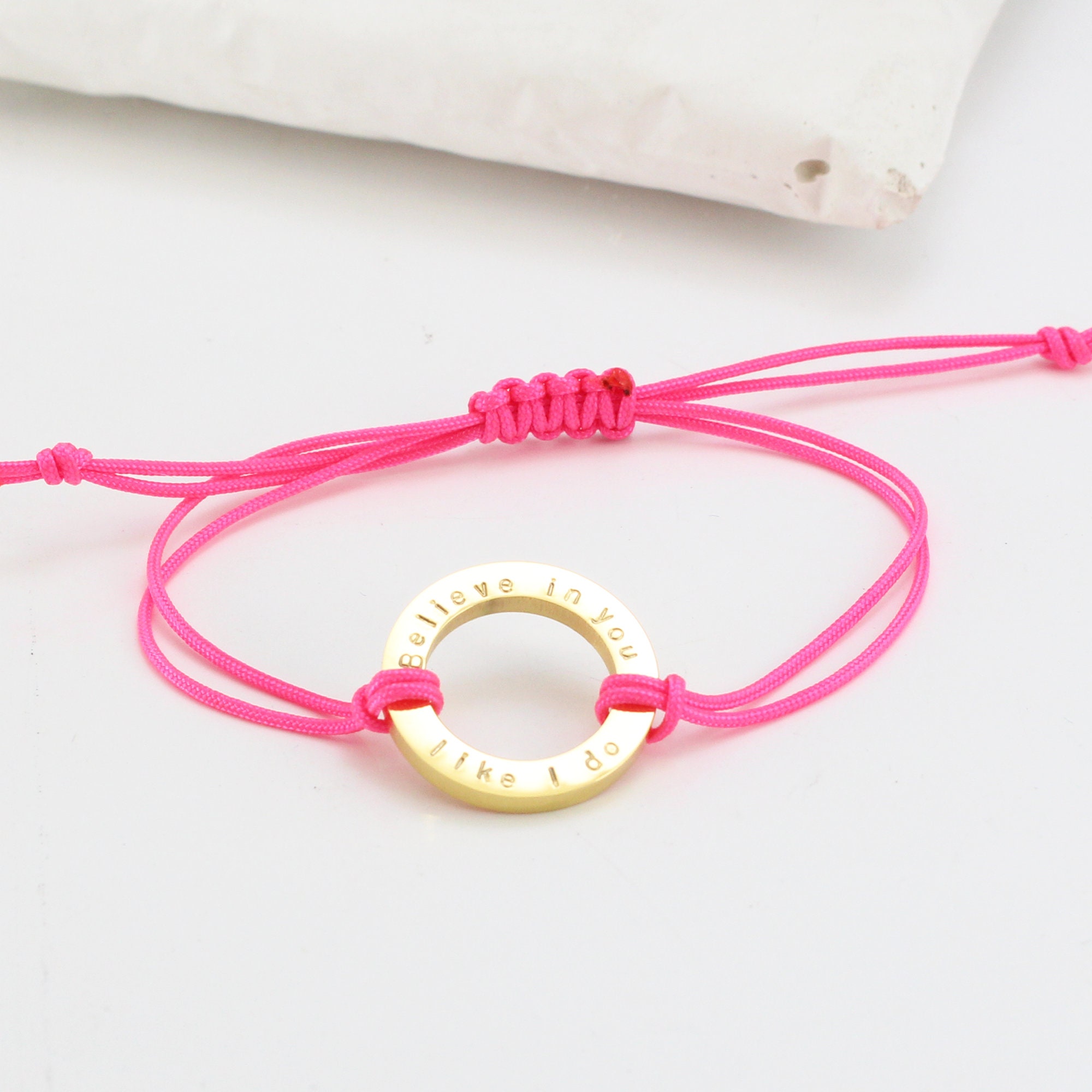 Inspirational Gift for Women Motivational Cord Bracelet - Etsy