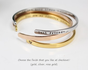 Best Friend Gifts, Custom Friendship Bracelet, Maid of Honor Gift, Funny Besties Gift, Bff Jewelry, You're my favorite bitch to bitch...