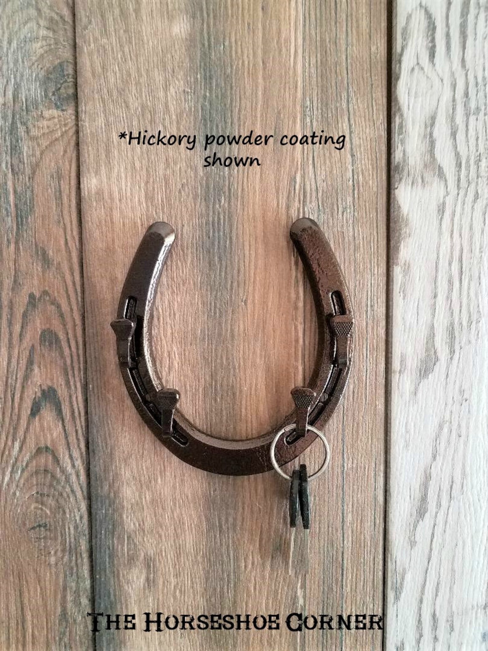 Horseshoe Key Holder Mounted Key Hook Horseshoe Decor Etsy