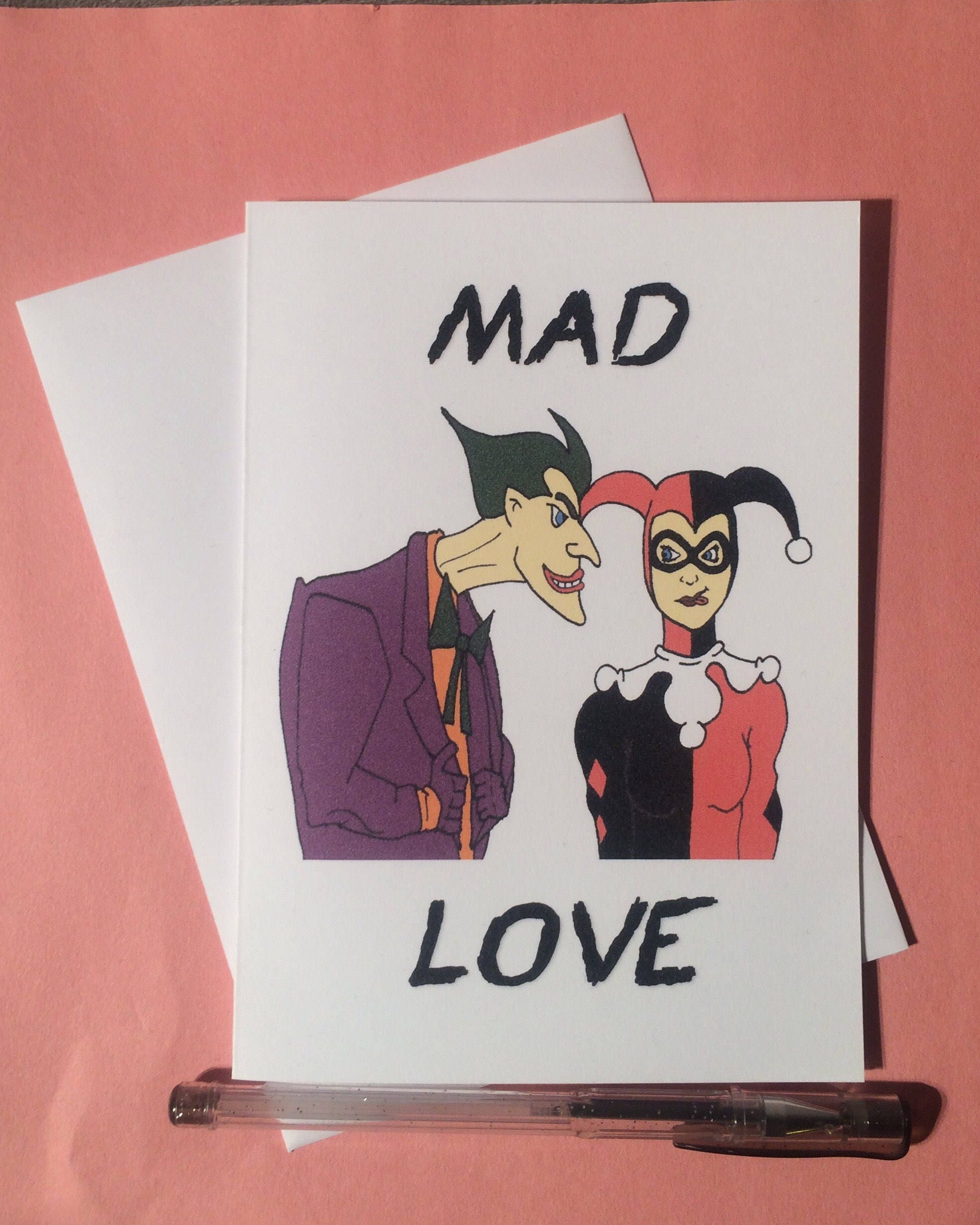 The Joker And Harley Quinn Dc Suicide Squad Antihero Mad Love Etsy