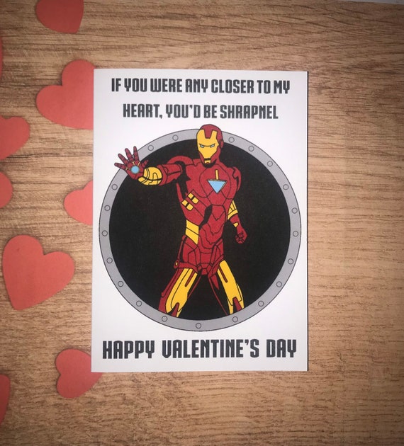 Iron Man Marvel Funny Romantic Geeky Film Reference - Etsy Israel Iron Man Marvel Funny Romantic Geeky Film Reference - Etsy Israel