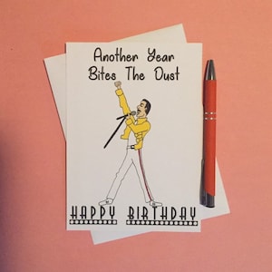 Testi delle canzoni di Freddie Mercury e dei Queen Biglietto d'auguri: biglietto di compleanno, anniversario o San Valentino