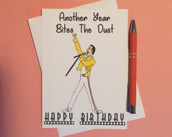 Songteksten van Freddie Mercury en Queen Wenskaart - kaart voor verjaardag, jubileum of Valentijnsdag
