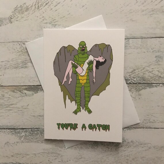 Creature From The Black Lagoon Funny Geeky Horror Film Etsy Creature From The Black Lagoon Funny Geeky Horror Film Etsy