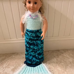 18 inch DOLL MERMAID TAIL, American Girl clothing