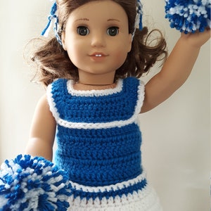 CHEERLEADING CROCHET, TENNIS, 18 doll, American Girl image 2