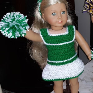 CHEERLEADING CROCHET, TENNIS, 18 doll, American Girl image 7