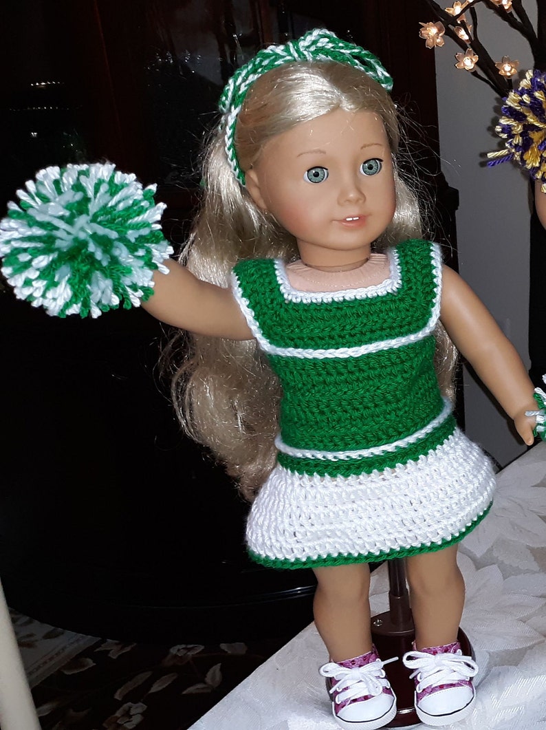 CHEERLEADING CROCHET, TENNIS, 18 doll, American Girl image 7