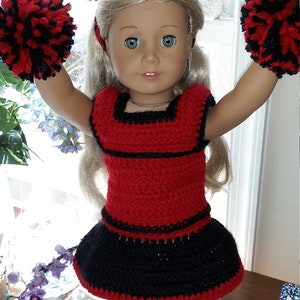 CHEERLEADING CROCHET, TENNIS, 18 doll, American Girl image 3