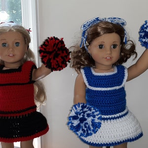 CHEERLEADING CROCHET, TENNIS, 18 doll, American Girl image 6