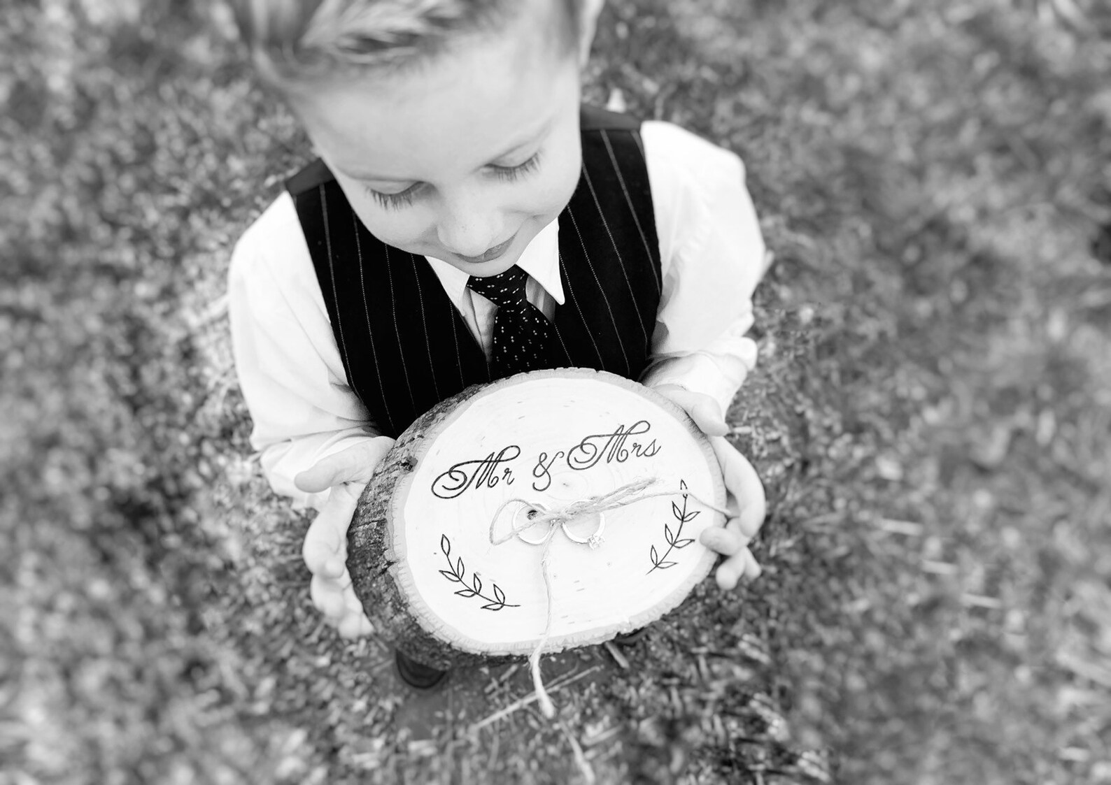Ring Bearer Pillow Alternative Rustic Wedding Ring Bearer Tray Etsy