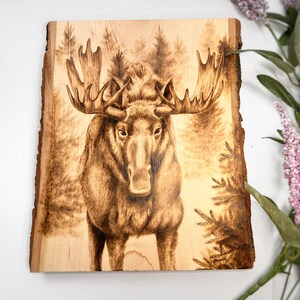 Lumberjack Tools® Wood Burning Stencil - Moose (Side Profile)