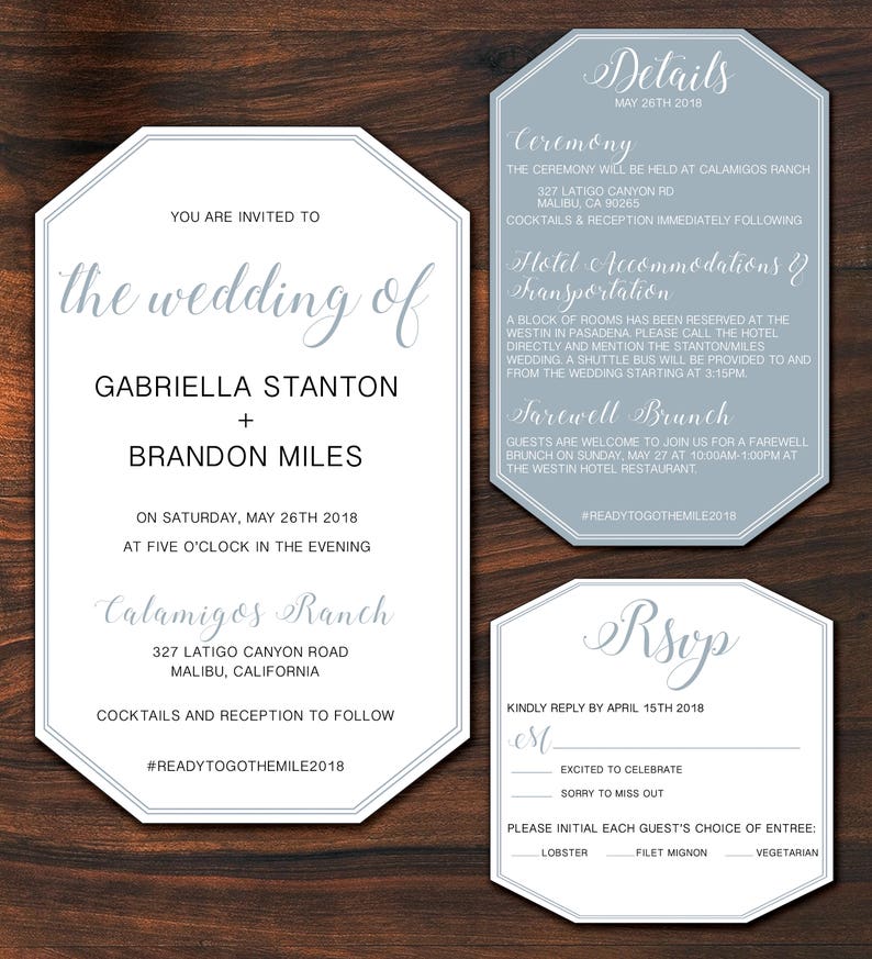 At the price of Max 59% OFF surprise Vertical Hexagon Invitation