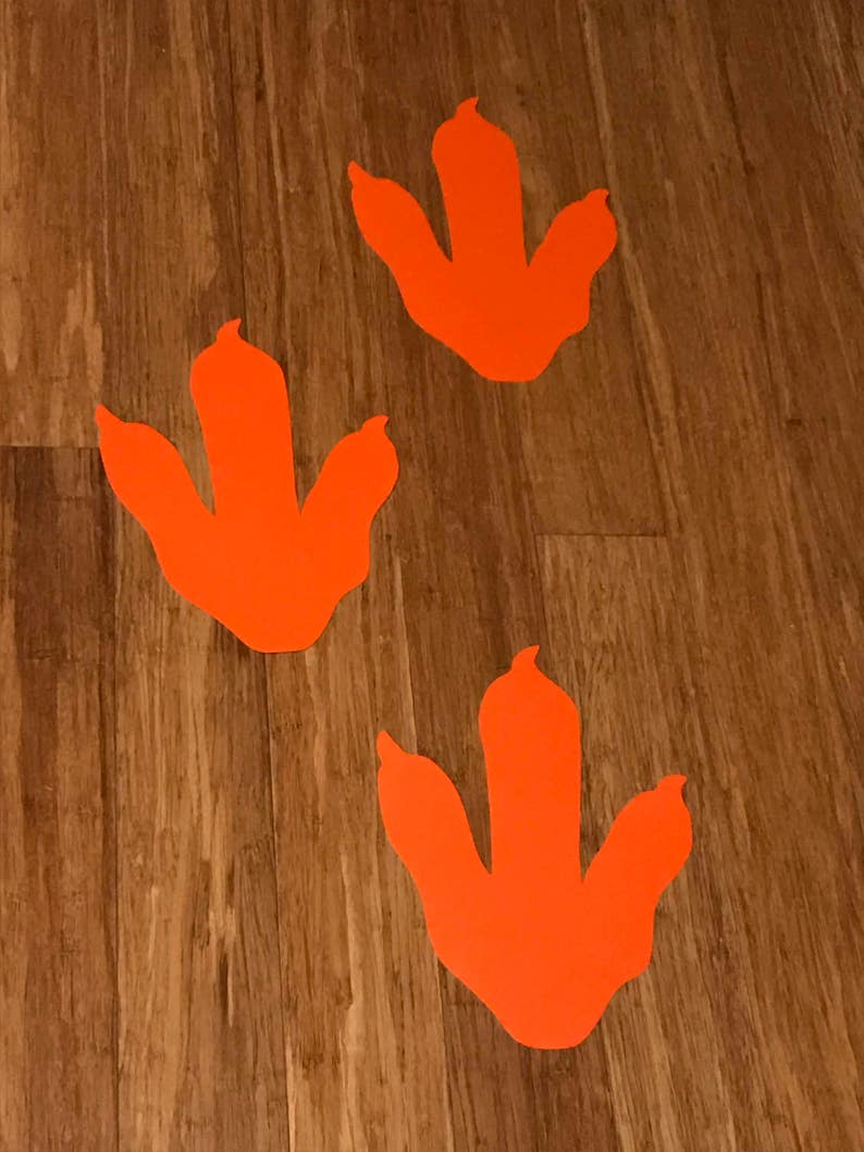 dinosaur feet crafts for preschool