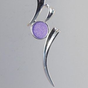 Breastmilk & Hair Keepsake Pendant – Sterling Silver Inclusion Necklace - Handmade Mum Gift - Motherhood Jewellery UK - With Free Chain