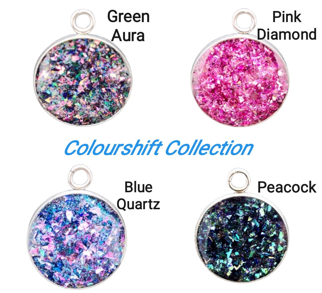 Breast Milk Ashes Inclusions Heart Shape Pendant in Etsy