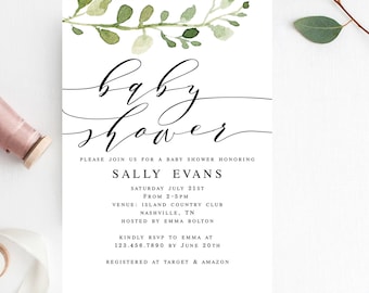 Gender Neutral Baby Shower Invitations Etsy Gender Neutral Baby Shower Invitations Etsy