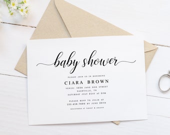 Minimal Baby Shower Etsy