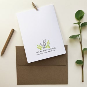 Carte de voeux minis plantes succulentes / Carte de souhait dessin plante / Illustration plante et macramé / Aquarelle / Katrinn Pelletier zdjęcie 7