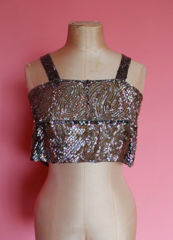 1920s sequin top