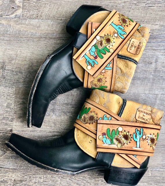 cowboy boots curled toe
